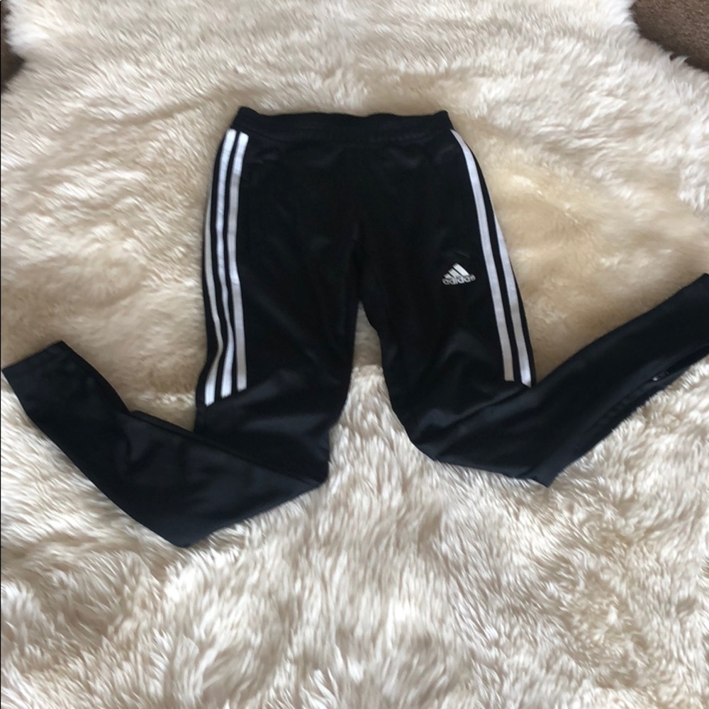 Climacool soccer pants with zippers